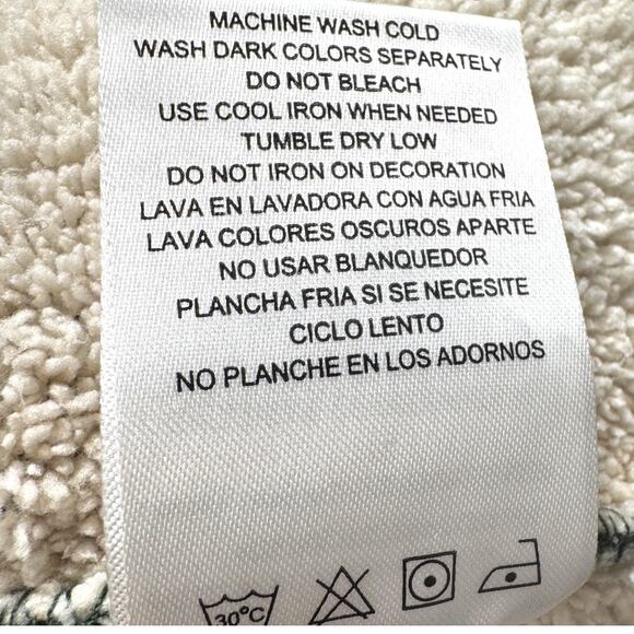 Lee Thermal Waffle Knit Sherpa Lined Henley Sweater 2XL Outdoor Chore Shacket - Picture 13 of 16